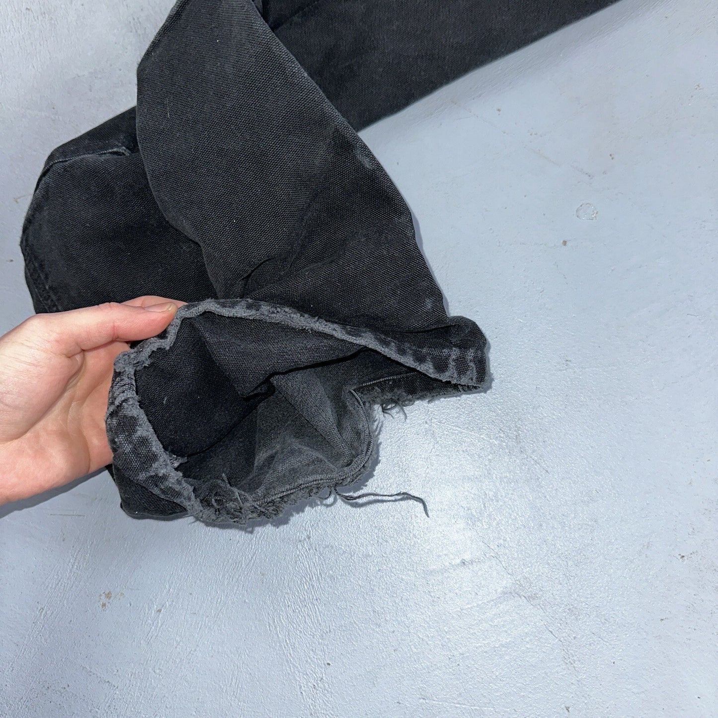 Carhartt VTG Double Knee Carpenter Pants USA B01 BLK Black Act 42x31