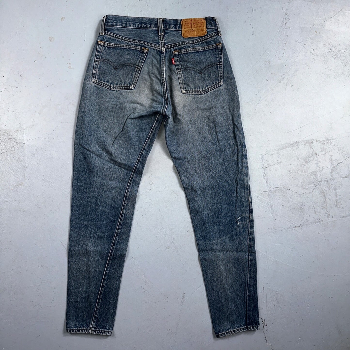 Levis 501 Vintage 80s Redline Selvedge USA XX Jeans Skinny Tailored Act 28X29