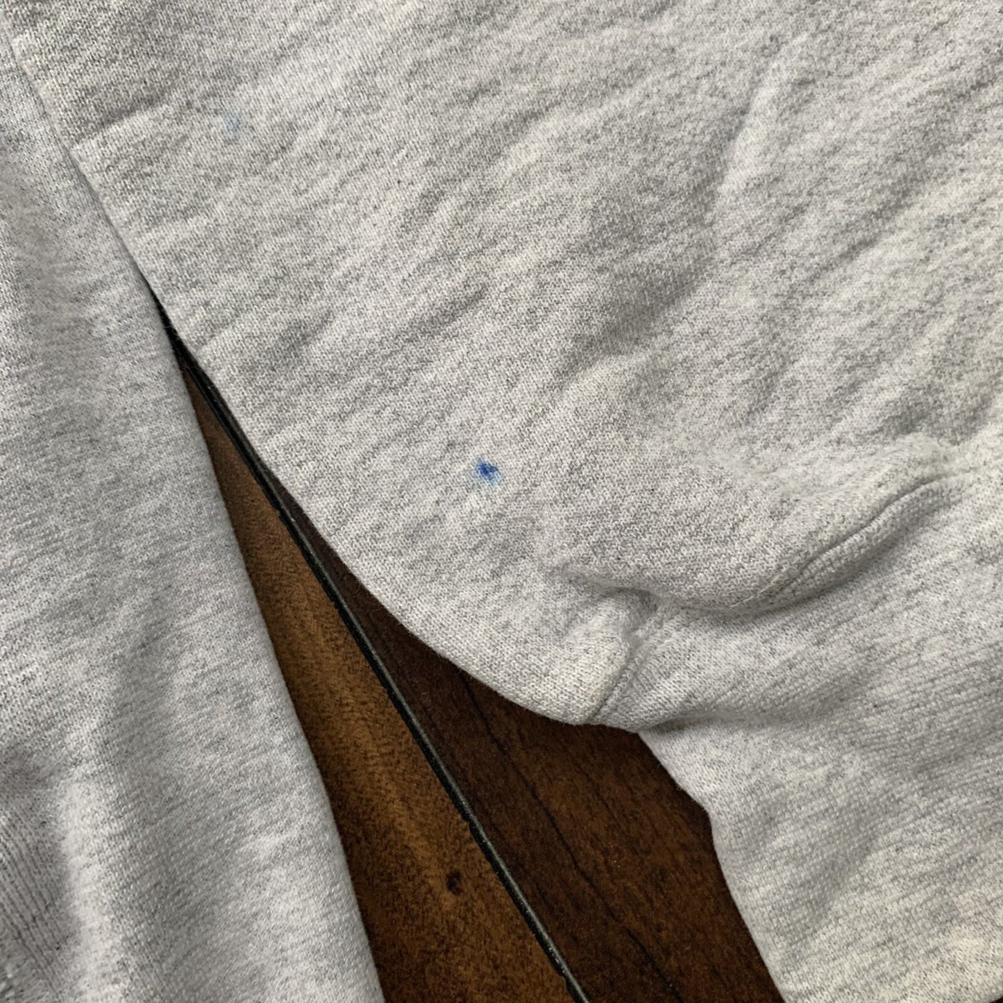 LEE UPolicy School Gray Hipster Basic Promo Rap Vintage Crewneck 90s 80s T Shirt