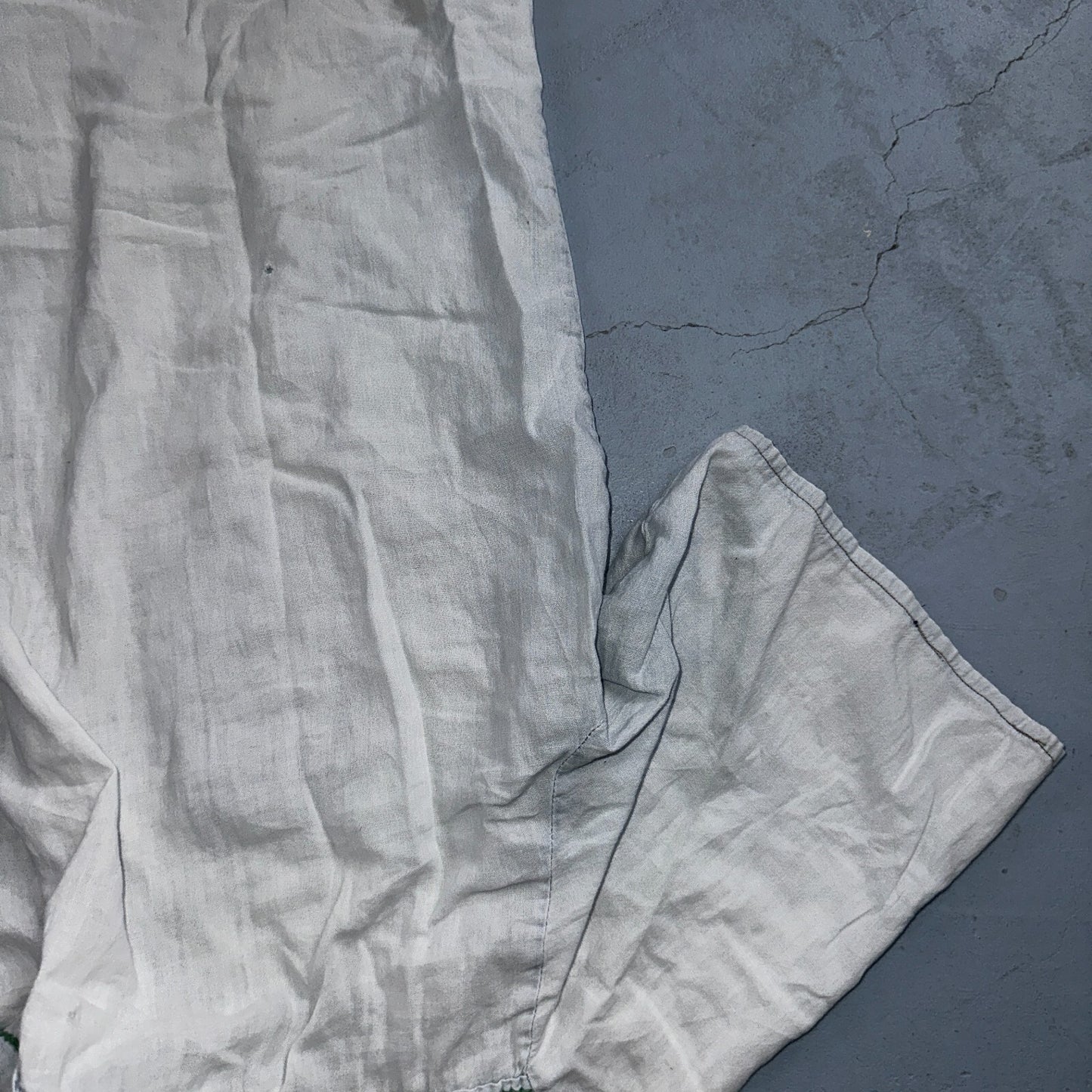 Vintage 70s Kmart Chambray Western Men’s Shirt Size L Embroidery Thrashed Rare