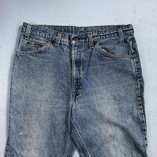 Levis 517 VTG 70s 80s 20517 Bootcut Blue Jeans Size 36x32 USA Orange Tab 33x30