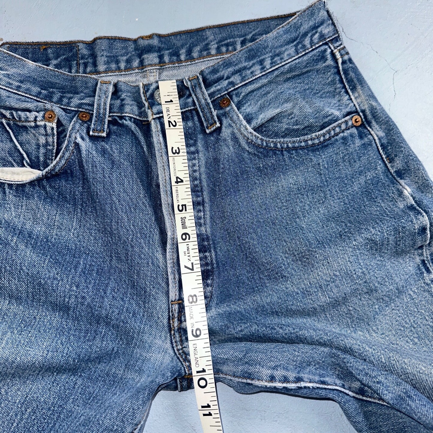 Levis 501 Vintage 80s Redline Selvedge USA XX Jeans Skinny Tailored Act 28X29