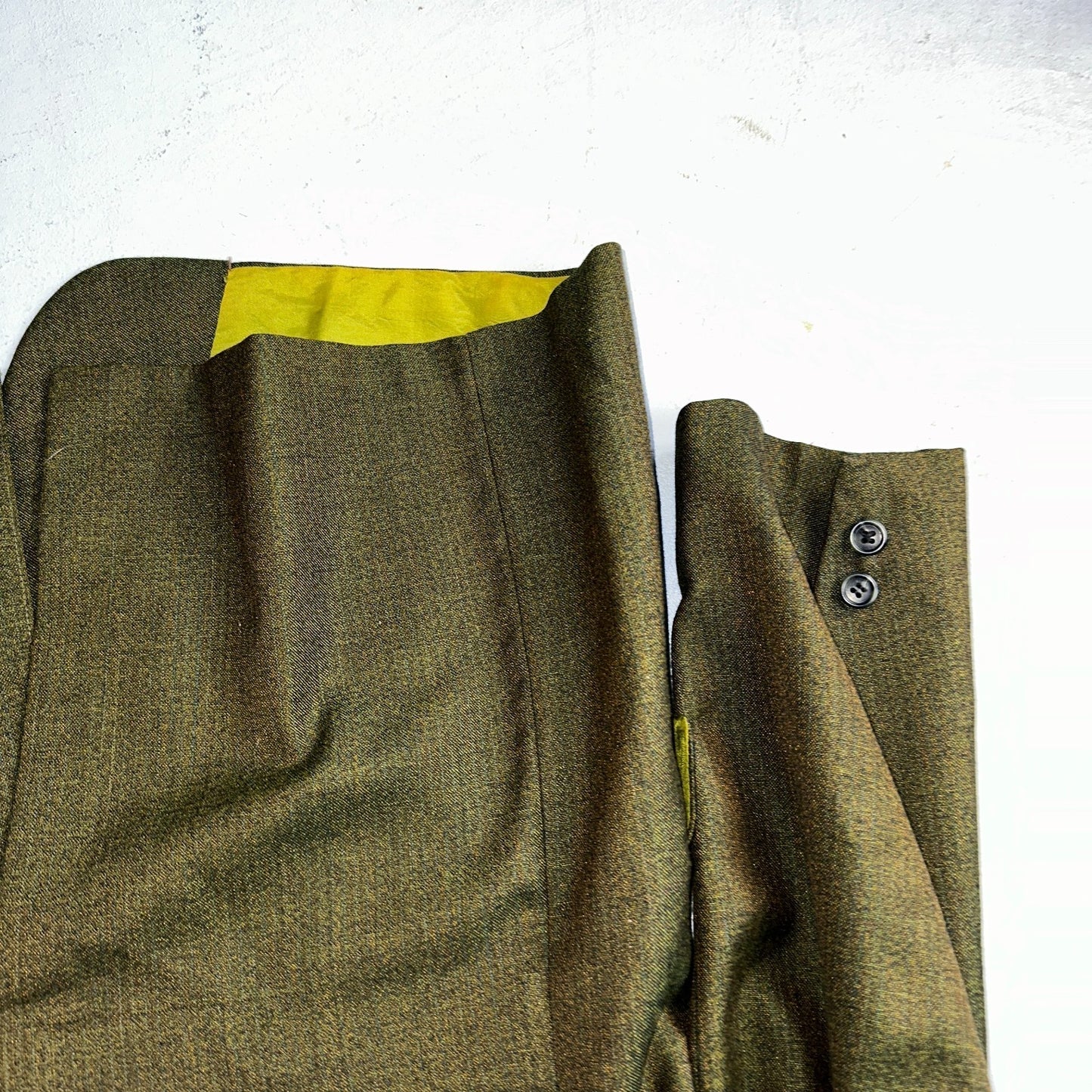 1960s Avocado Green Blazer Sport Coat Mens 44 Suit Jacket VTG Union 60s J&F