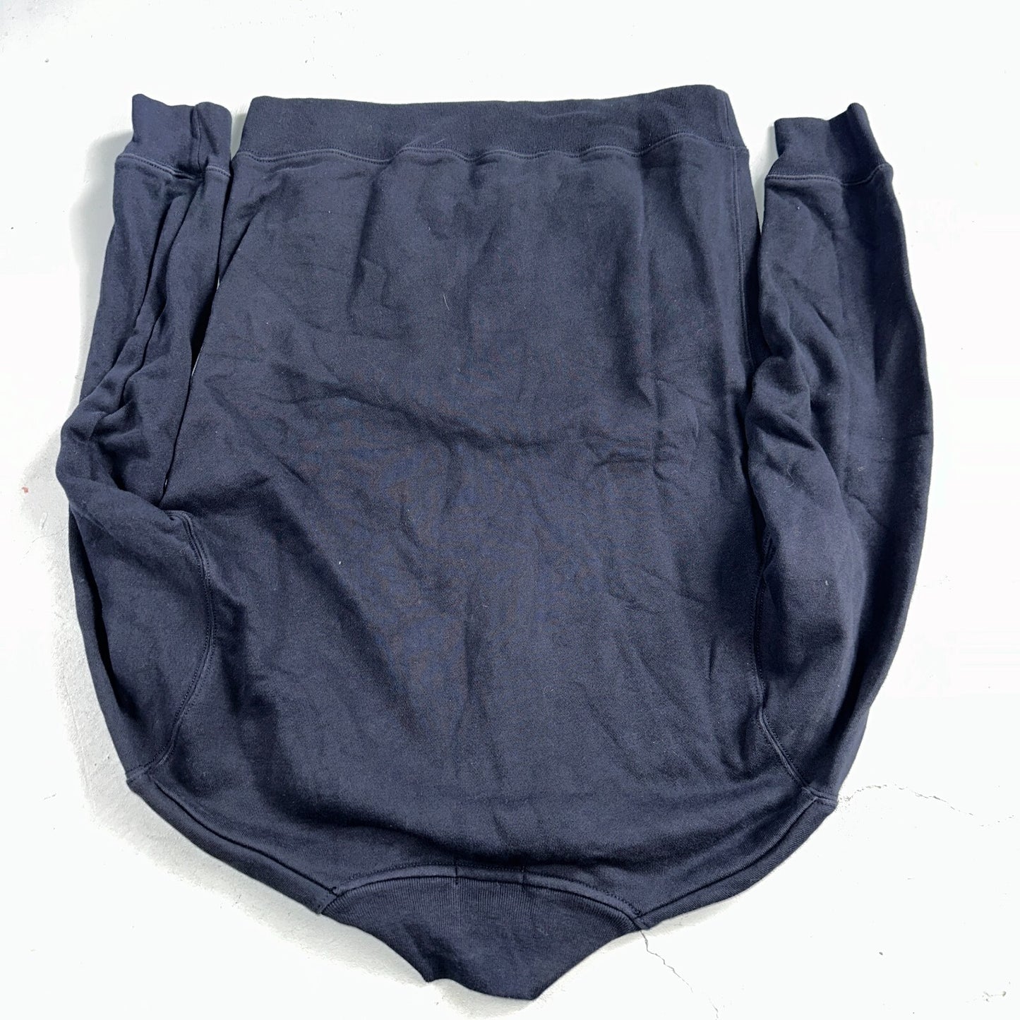 Polo Ralph Lauren Sweater VTG M Blue Cotton Long Sleeve Mock Neck Quarter Zip