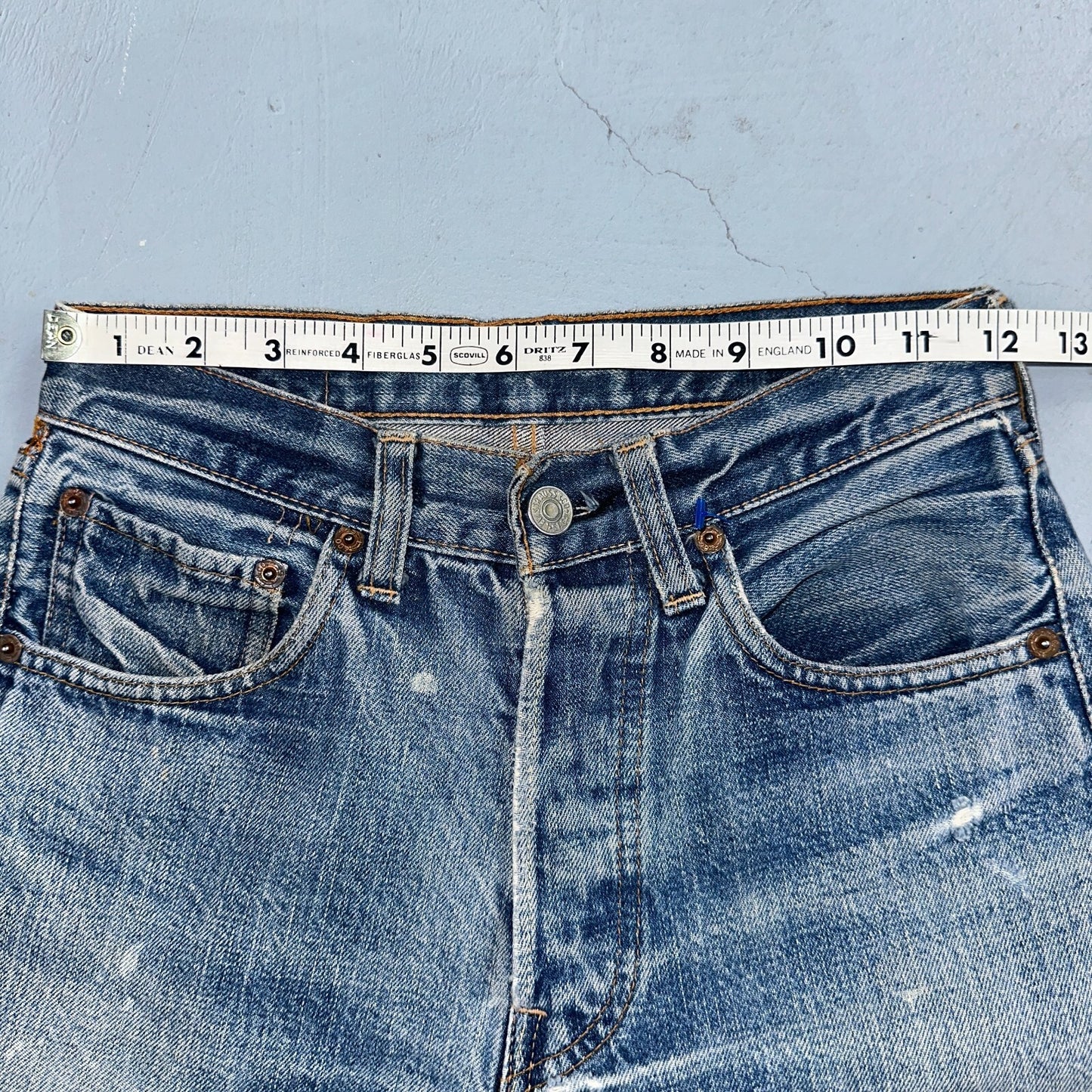 Levis 501 Big E Vintage 60s Redline Selvedge USA XX 1960s Jeans Act 24x27