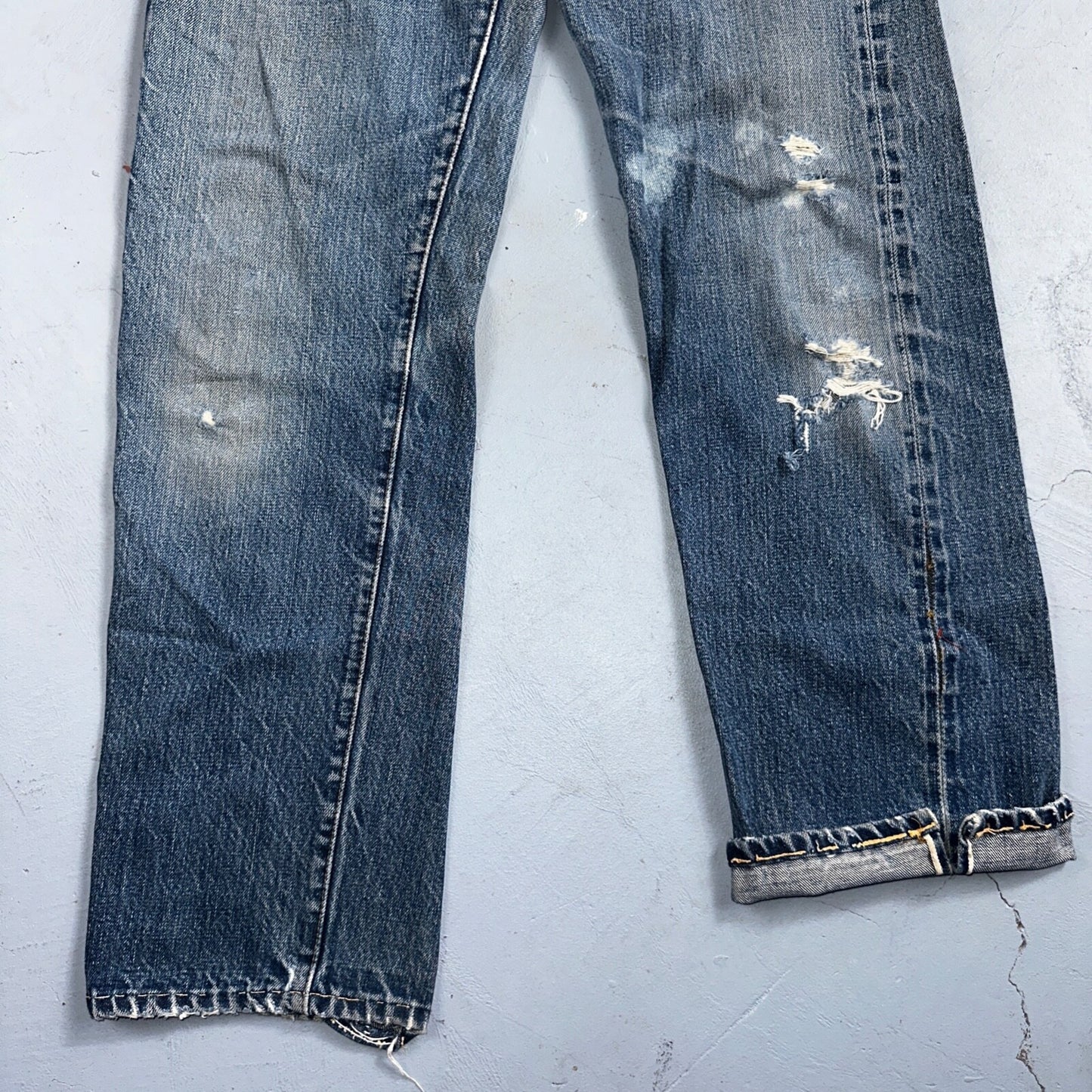 Levis 501 Big E Vintage 60s Redline Selvedge USA XX 1960s Jeans 66 Act 28x28