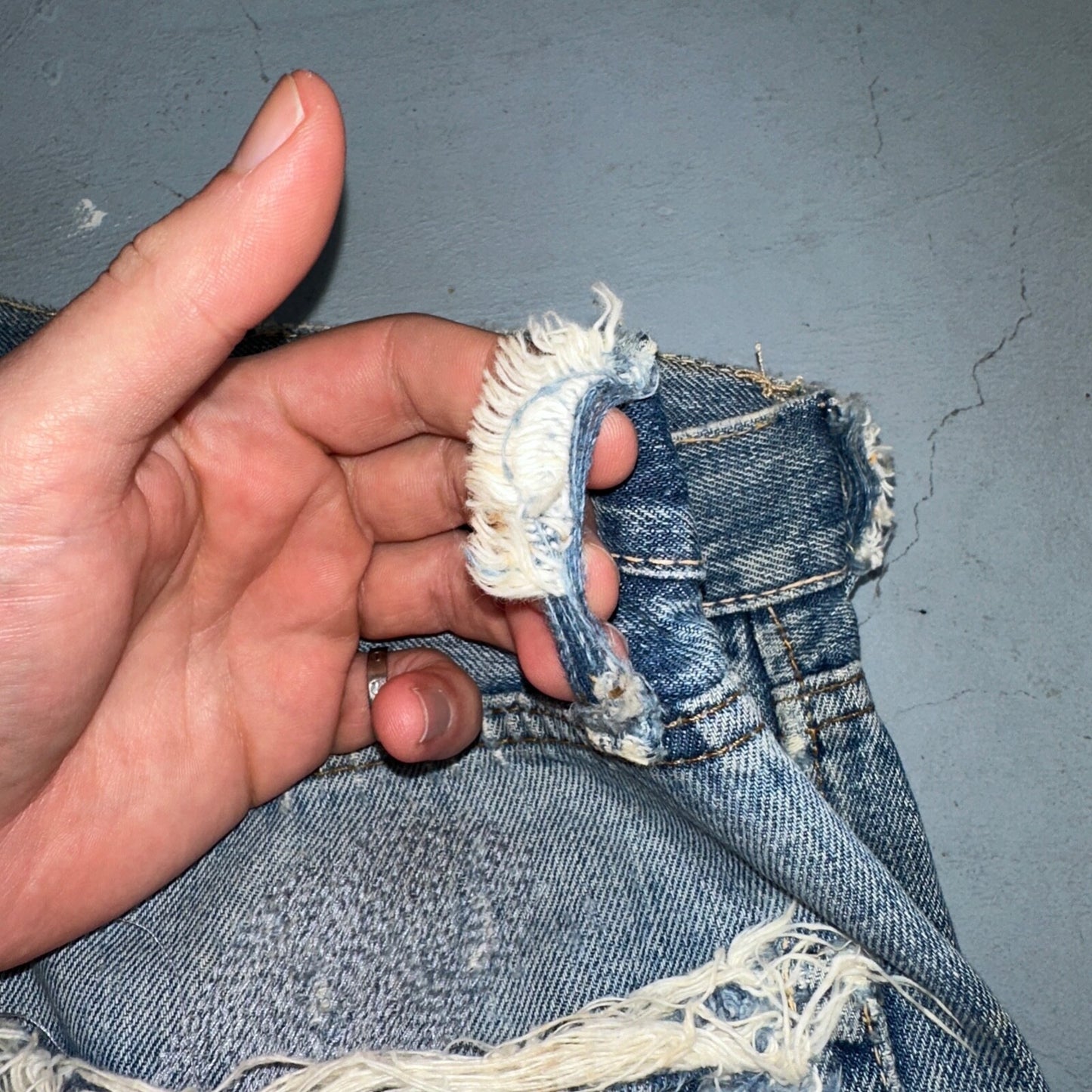 Levis 501 Big E Vintage 60s Redline Selvedge USA XX 1960s Jeans 66 Act 34x28
