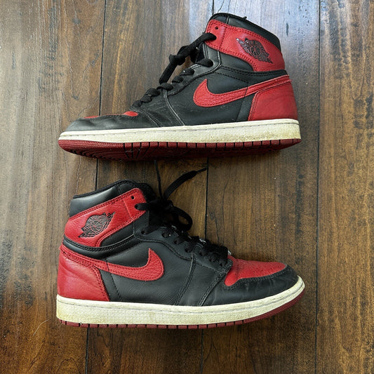 Size 8 - Jordan 1 Retro OG High Banned, Bred 2016 - 555088-001 No Box