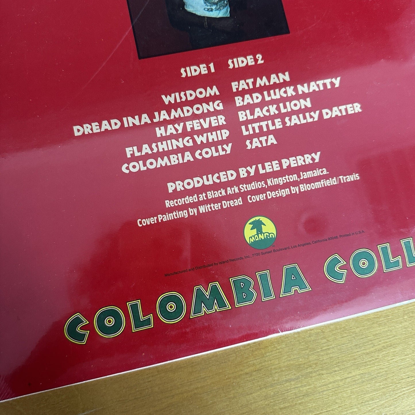 1976 US Jah Lion – Colombia Colly - Island Records – MLPS 9386 Vinyl LP SEALED