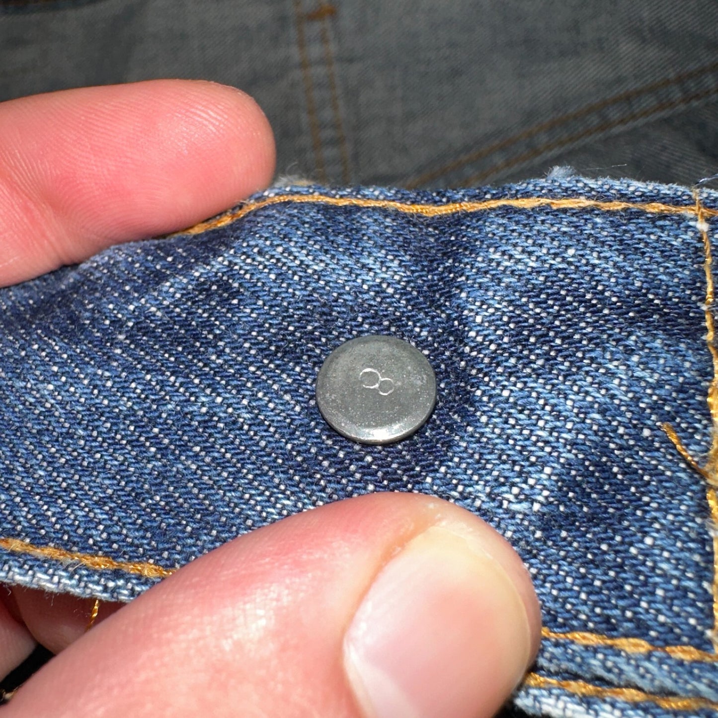 Levis 505 Vintage 70s Talon USA Jeans 501 1970s Med Wash Blue 42x30 Act 40x25