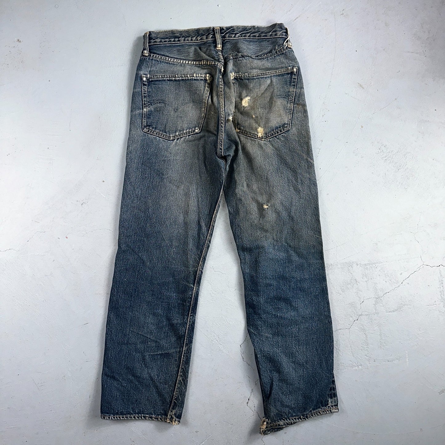 Levis 501 XX Big E Vintage 40s Redline Selvedge USA XX 1940s 50s Jeans 27x27