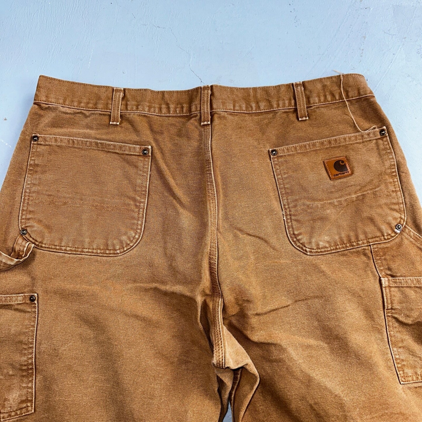 Carhartt VTG Double Knee Carpenter Pants B01 B136 BRN Brown 40x30 Act 38x29
