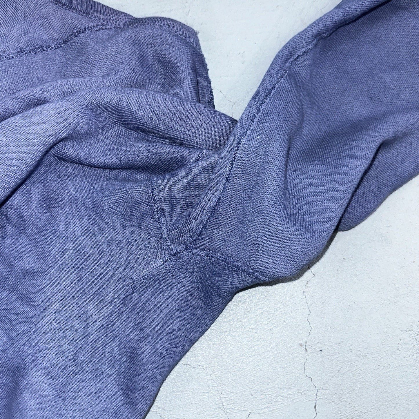 VTG Double V Sweatshirt 40s 50s 1940s Faded Blue Crewneck Boxy Rockabilly 1950s