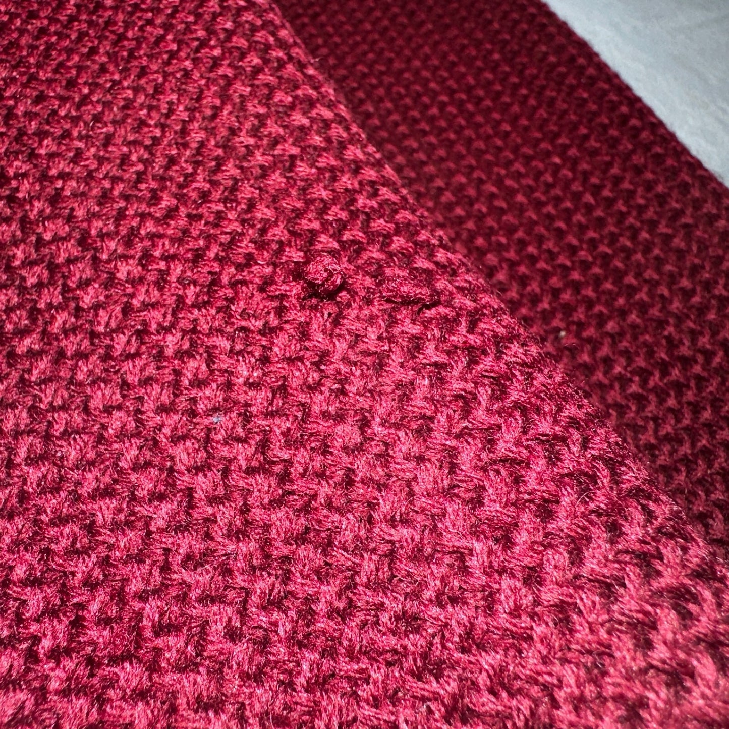 Meister Sweater M Women’s Wool Austria Pullover Red V Neck Vintage Cardigan 60s