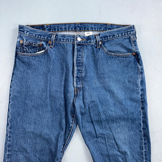 Levis 501 Vintage Y2K XX Straight Leg Jeans Blue Med Wash 42x32 Act 39x28