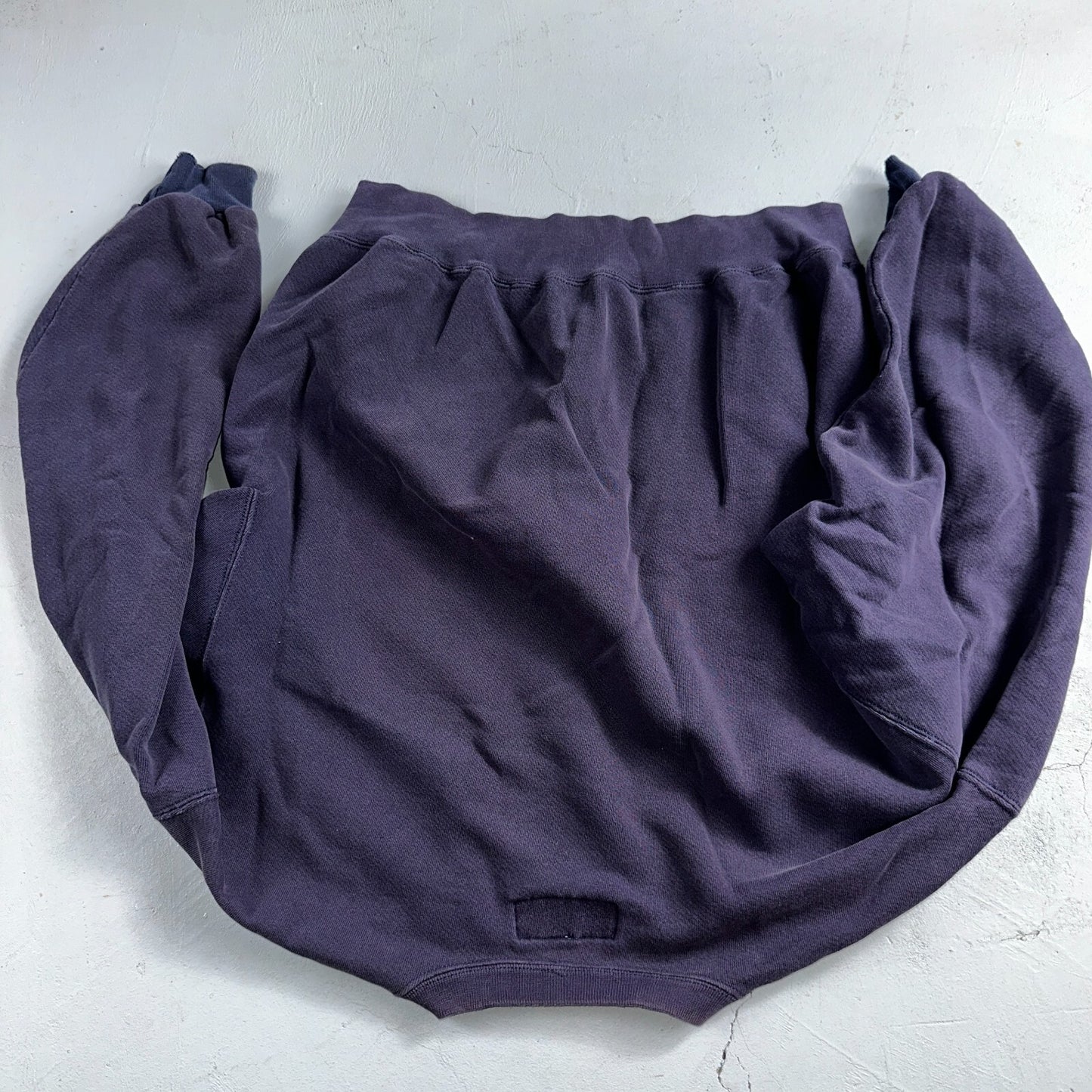 Russell Athletic USA Sweatshirt Crewneck Purple Navy 80s 90s Jumper Warm Up V