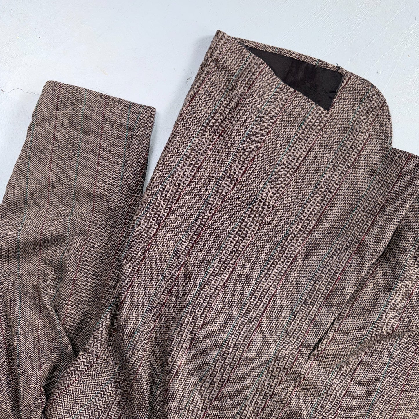 Vintage Circle S Dallas Texas Western Cowboy Blazer Jacket Mens 44L Silk Lining