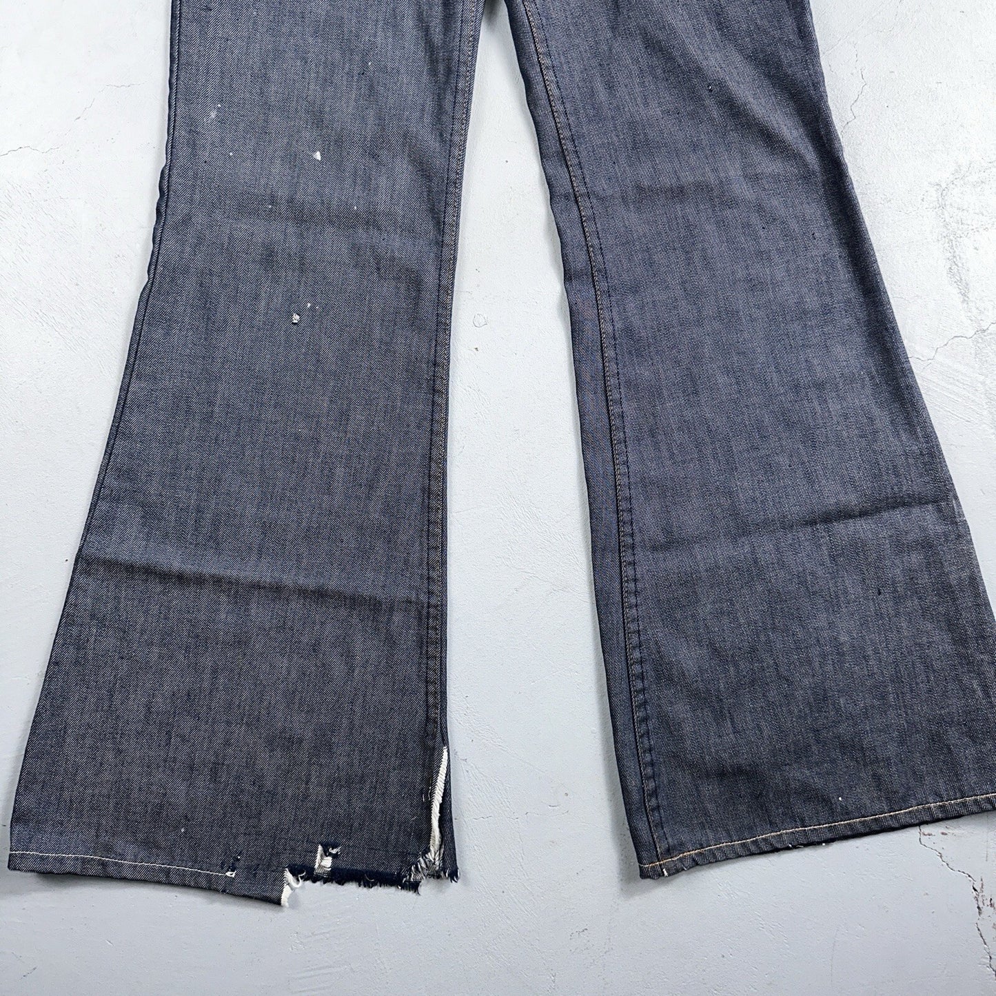 Levis 684 Orange Tab VTG Big Bell Dark Wash Bell Bottom Flare Jeans Sz 29x32