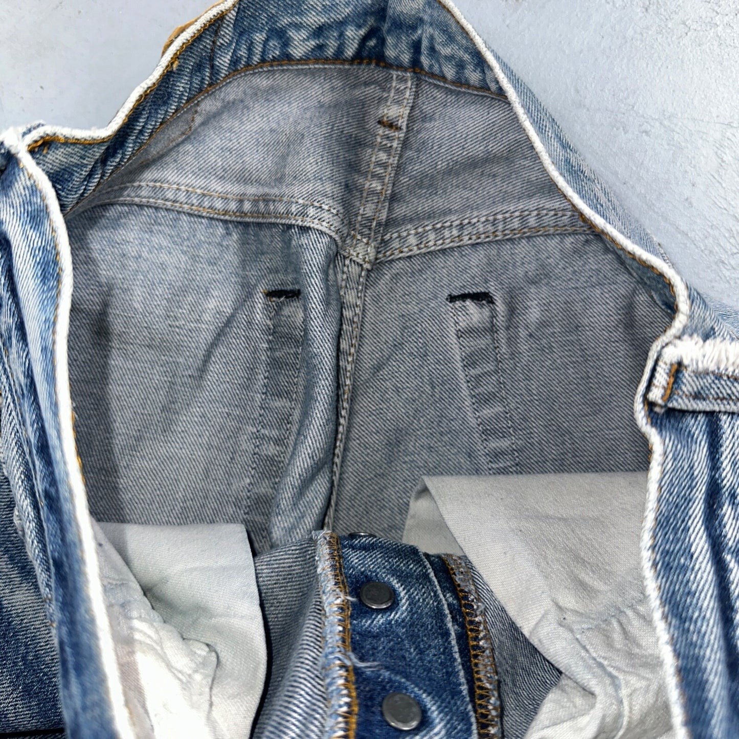 Levis 501 Vintage 80s Redline Selvedge USA XX Jeans Light Wash 1980s Act 28x32