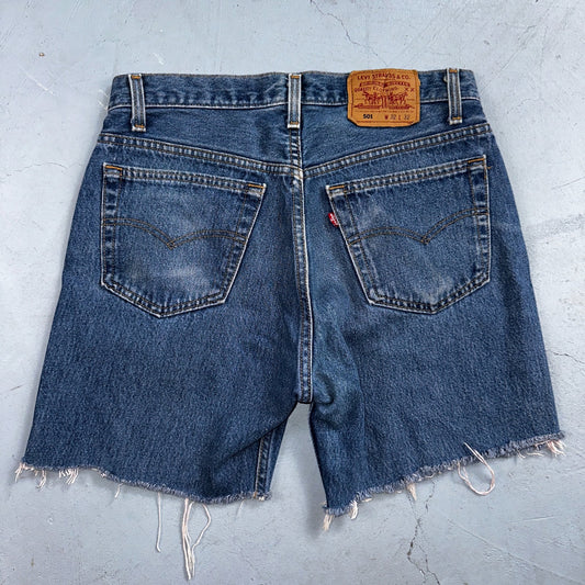 Levis 501 Vintage 80s USA XX Shorts Cut Off Blue Light Wash 32x32 Act 31x6
