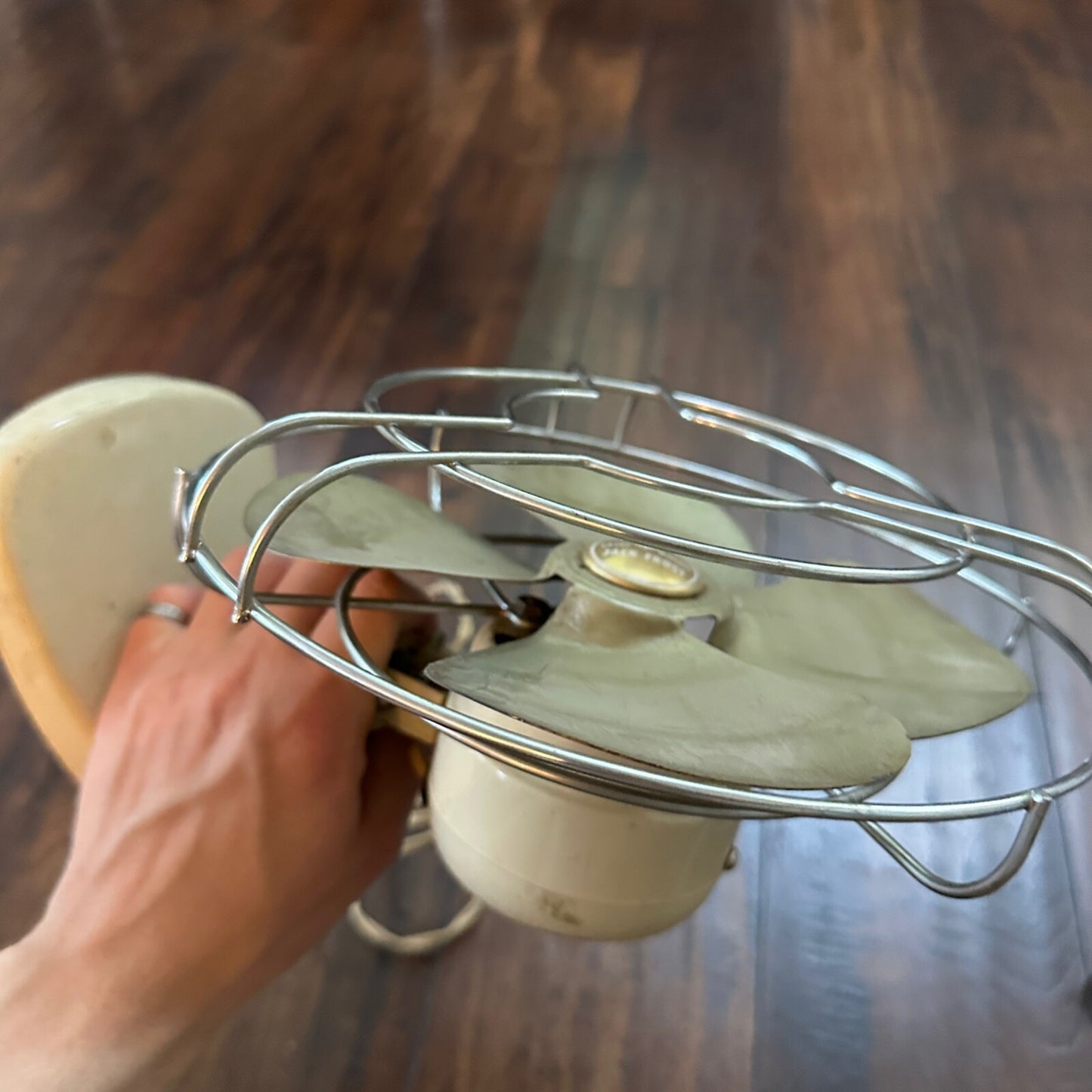 VINTAGE KNAPP MONARCH JACK FROST PORTABLE FAN DIA 1940'S USA Metal TESTED