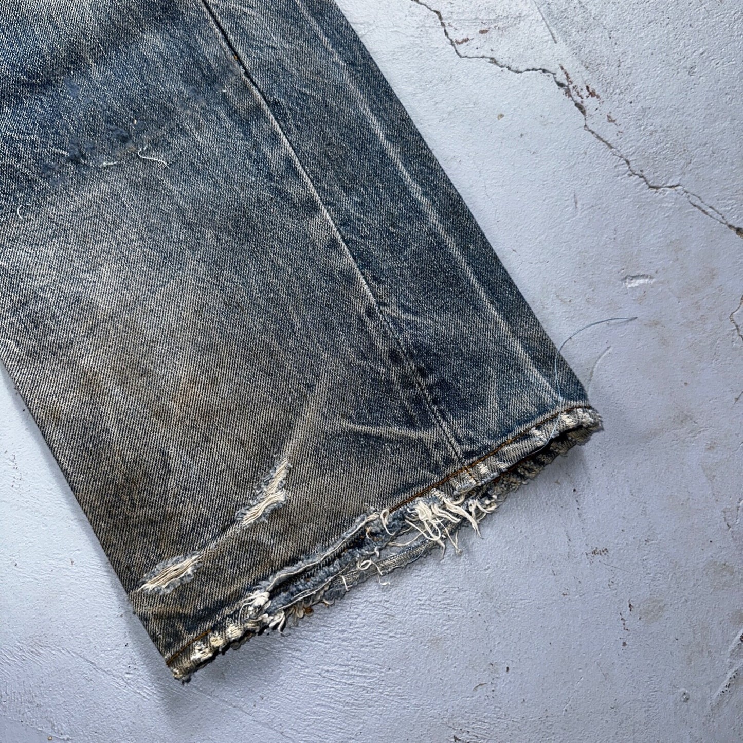 Levis 501 Vintage 80s Redline Selvedge USA XX Jeans Light Wash 34x34 Act 31x30