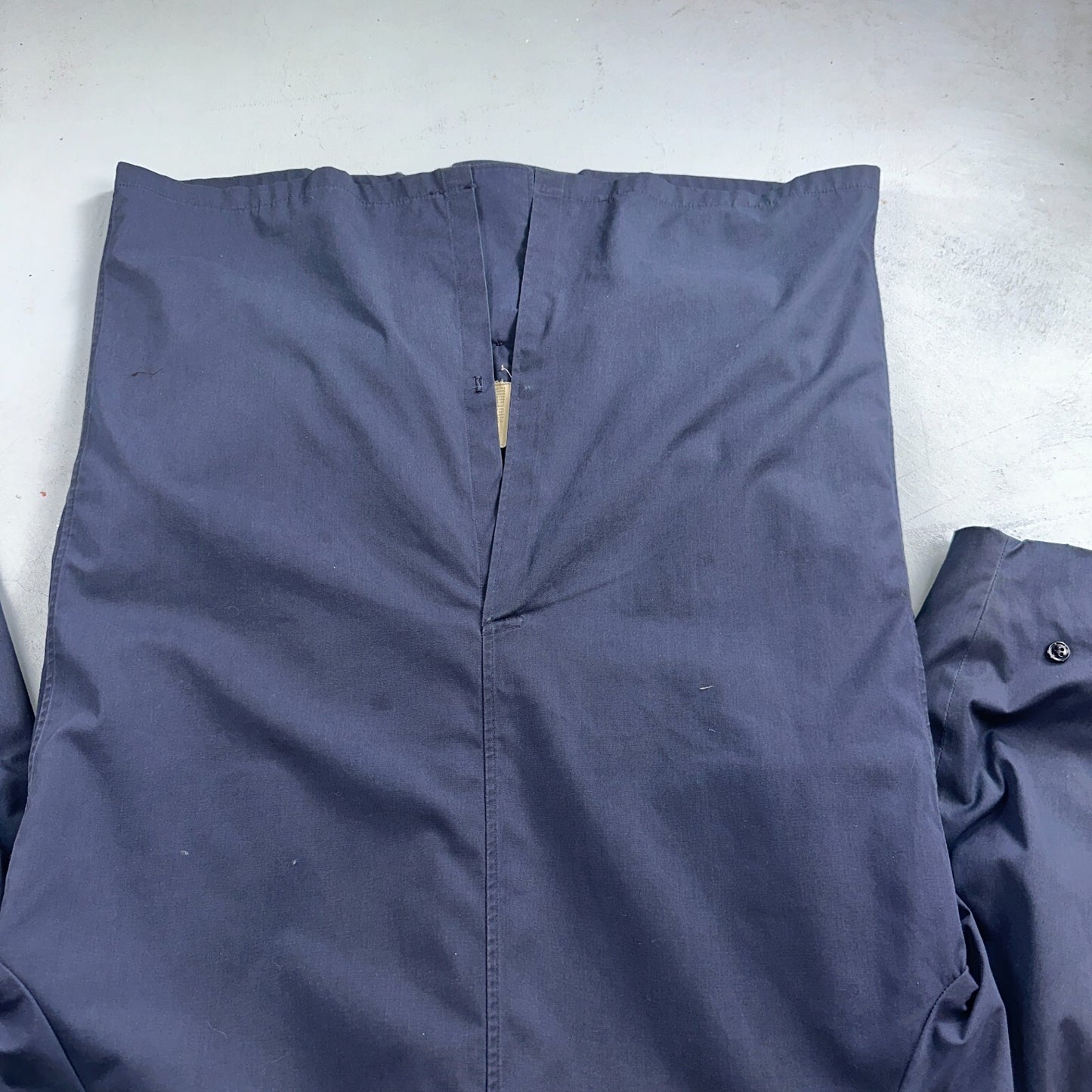 1970s VTG US Air Force Trench Coat 40s Blue All Weather Removable Liner 3556