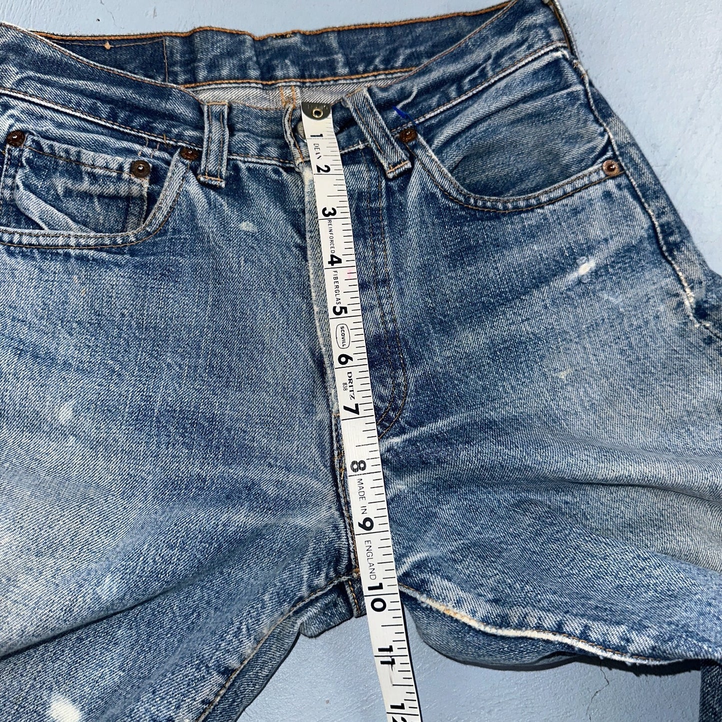 Levis 501 Big E Vintage 60s Redline Selvedge USA XX 1960s Jeans Act 24x27