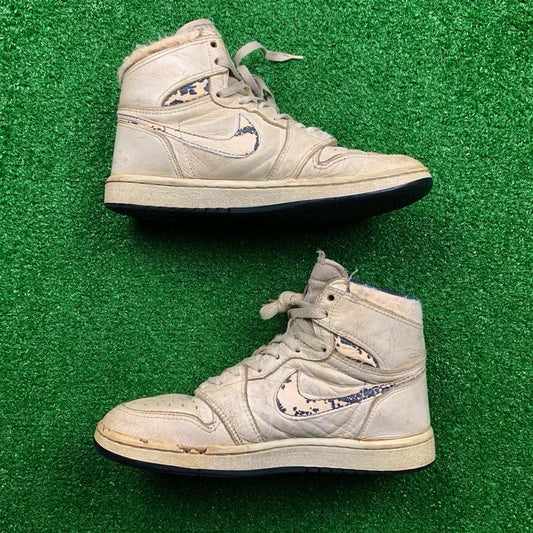 Nike OG 1985 Air Jordan 1 Metallic Blue Chicago Rare Vintage 85 8 Bred Royal