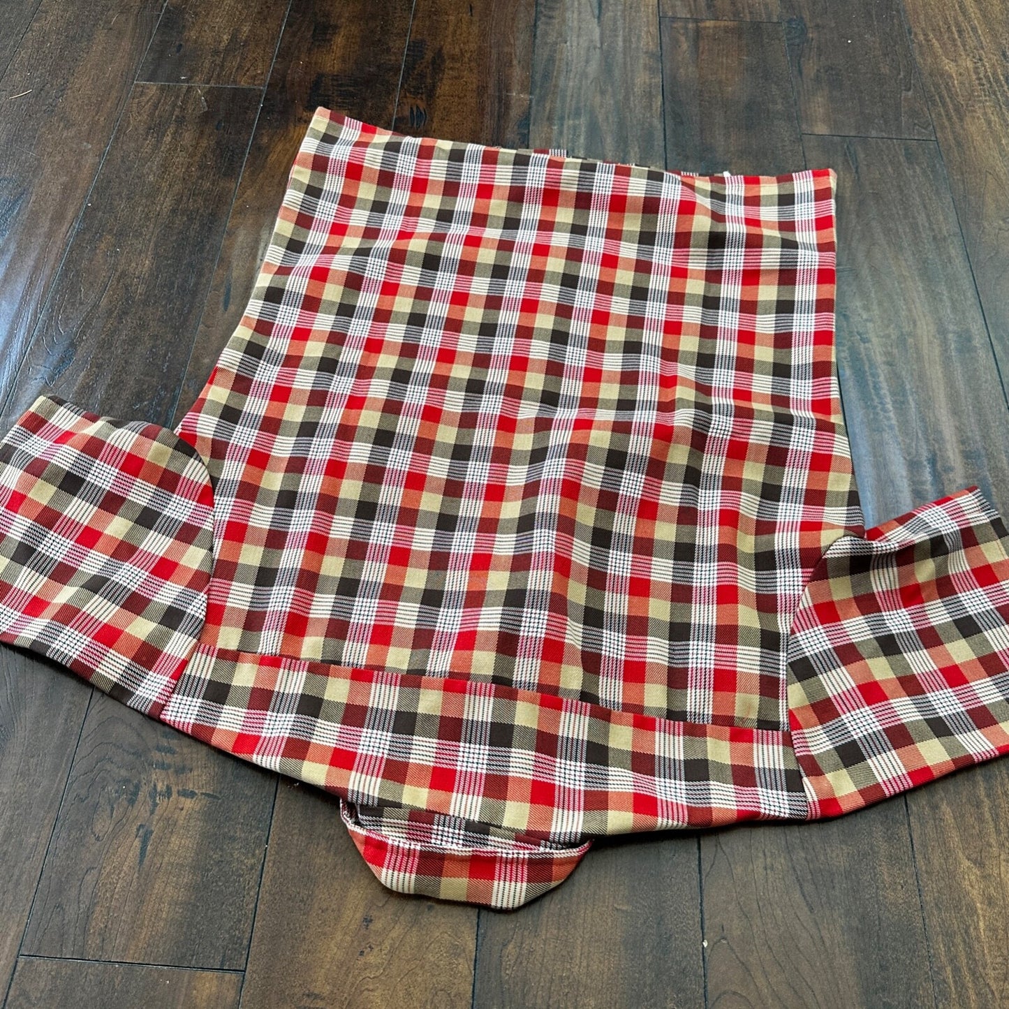 Vintage Big Mac Shirt Mens 15 Red Plaid Short Sleeve 90's JC Pennys Mens