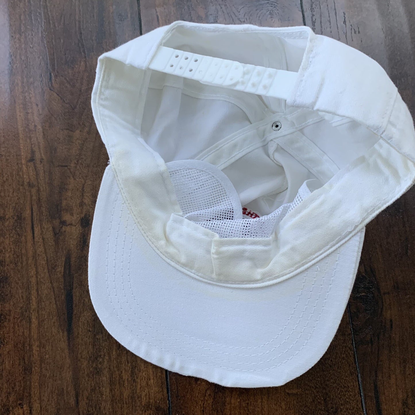 Hard Rock Cafe Vintage Hat Cap Snapback White Bike 90s Puerto Vallarta Cool