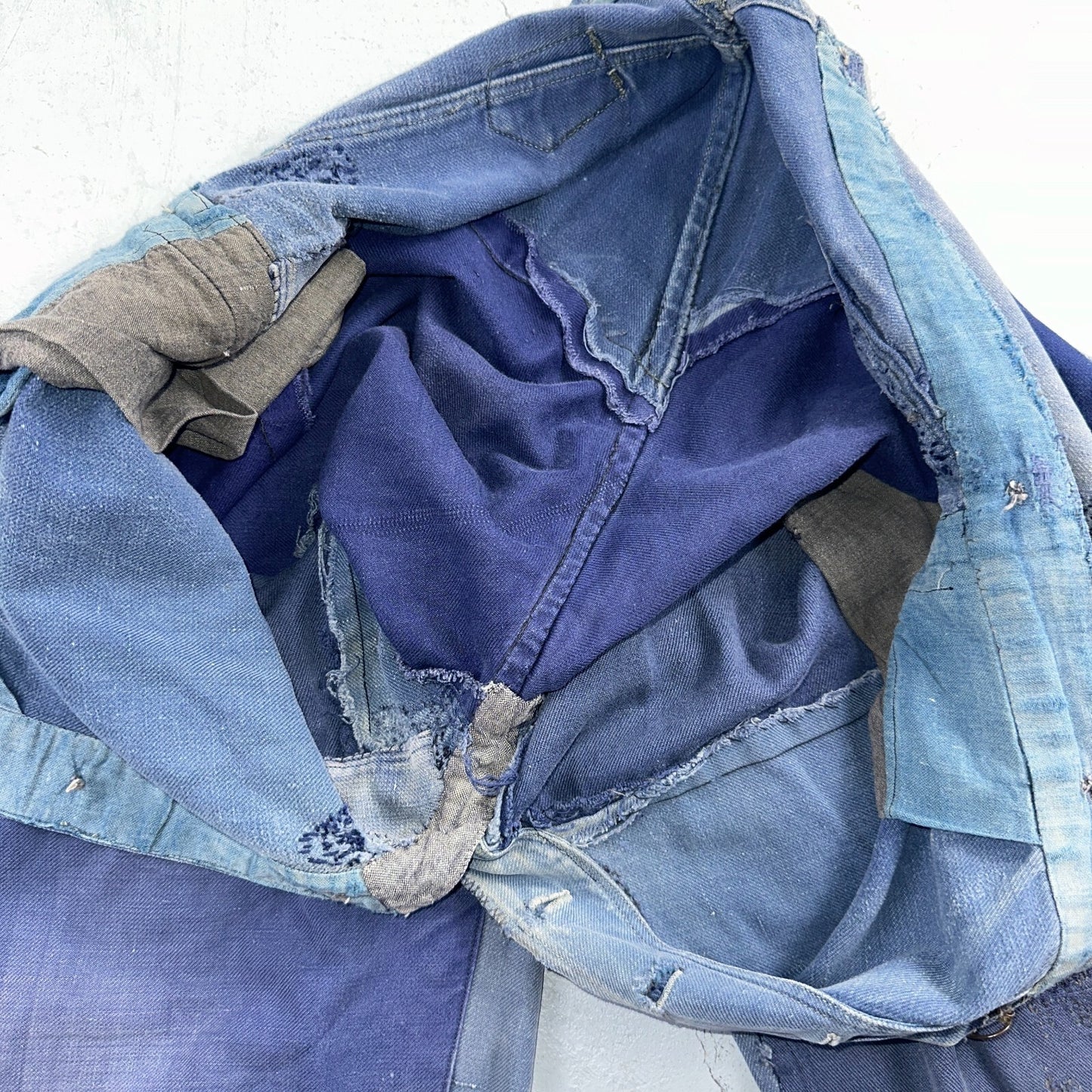 Vintage 1930s 1940s Buckleback Pants Denim Navy Blue Dungaree 30s 40s Rockabilly
