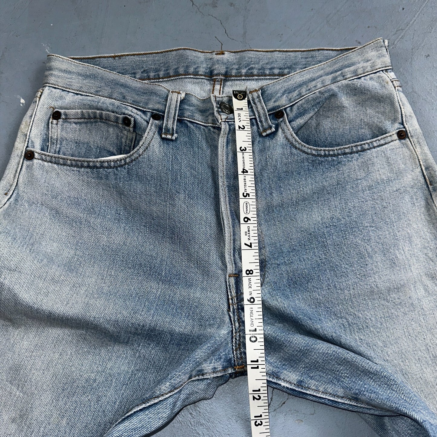 Levis 501 Vintage 80s Redline Selvedge USA XX Jeans Light Wash 1980s Act 30x29