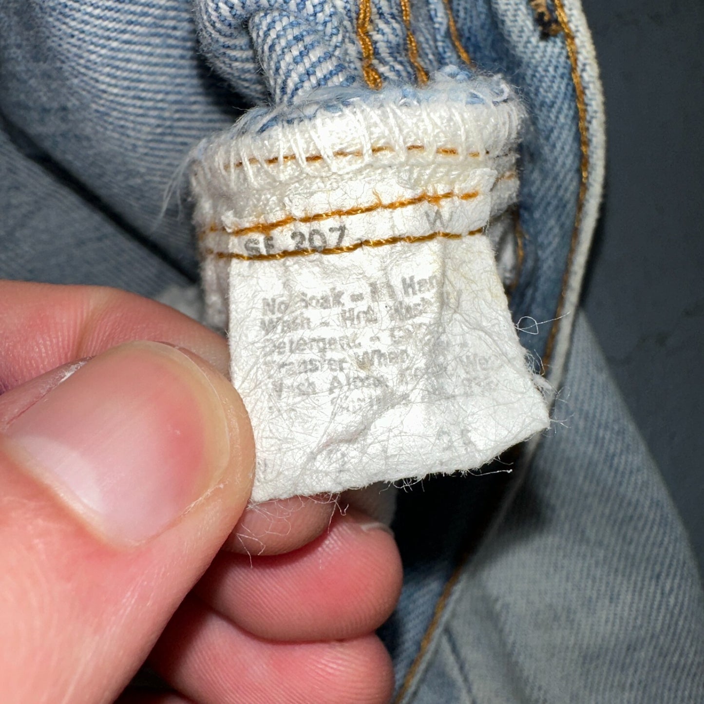 Levis 501 Vintage 80s Redline Selvedge USA XX Jeans Light Wash 1980s Act 30x29