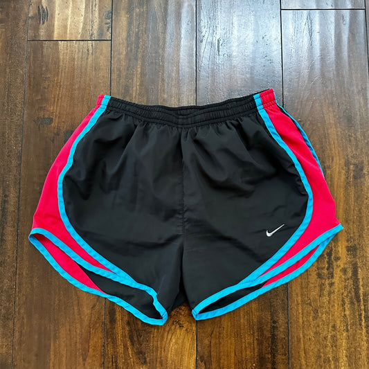 Nike Women's Size XS Sweat Shorts Dri Fit Gym Run Black Regular Polyester