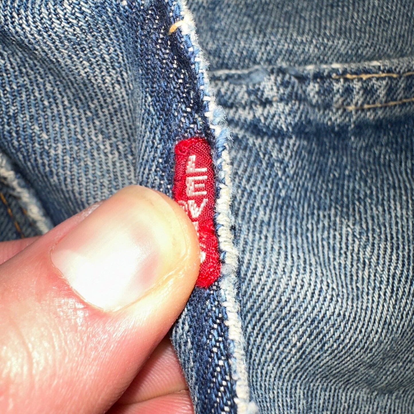 Levis 501 Big E Vintage 60s Redline Selvedge USA XX 1960s Jeans Act 28x28