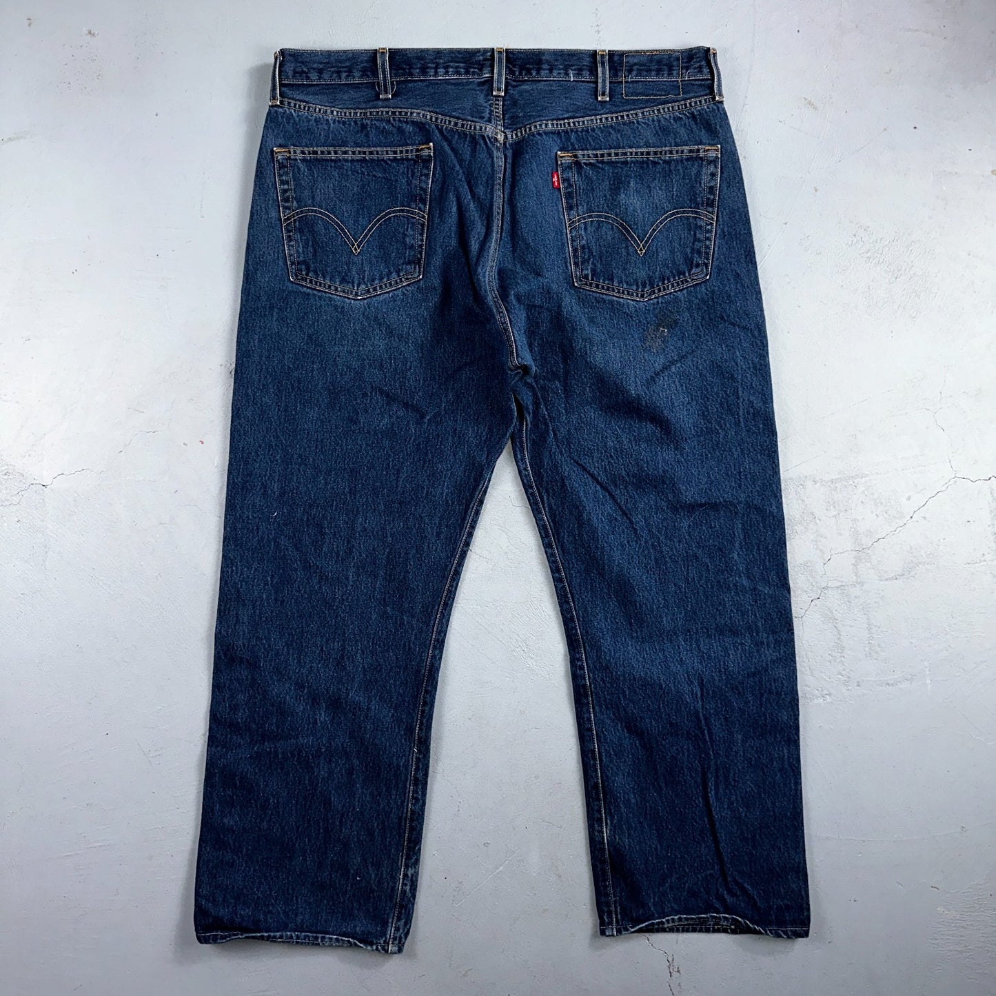 Levis 501 Vintage 90s Y2K XX Straight Leg Jeans Blue Med Wash 42x32 Act 40x29