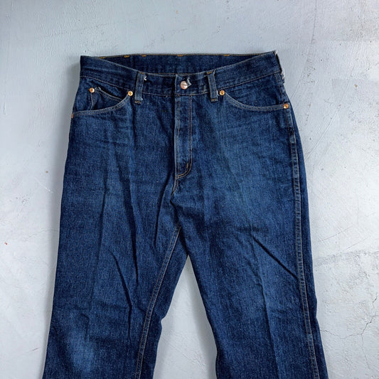 VTG 70s Sears Roebucks Jeans 34x30 Mens USA Rockabilly Dark Rockabilly Scovill