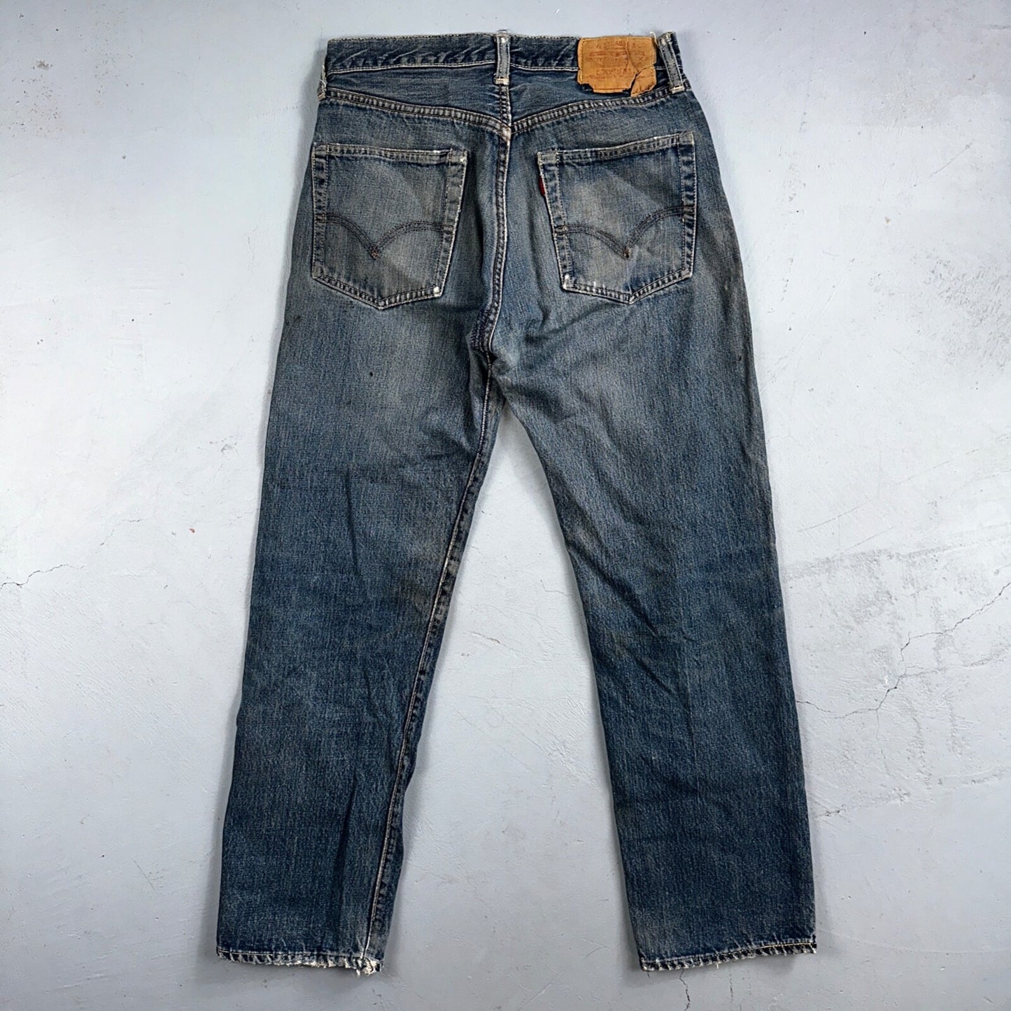 Levis 501 Big E Vintage 60s Redline Selvedge USA XX 1960s Jeans Act 28x28