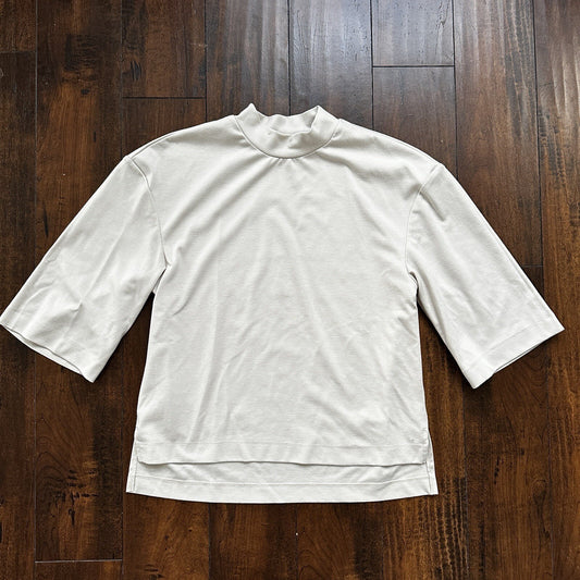 Prologue Ladies Blouse Small Golf Balloon Cream White Color Cute Sleeve