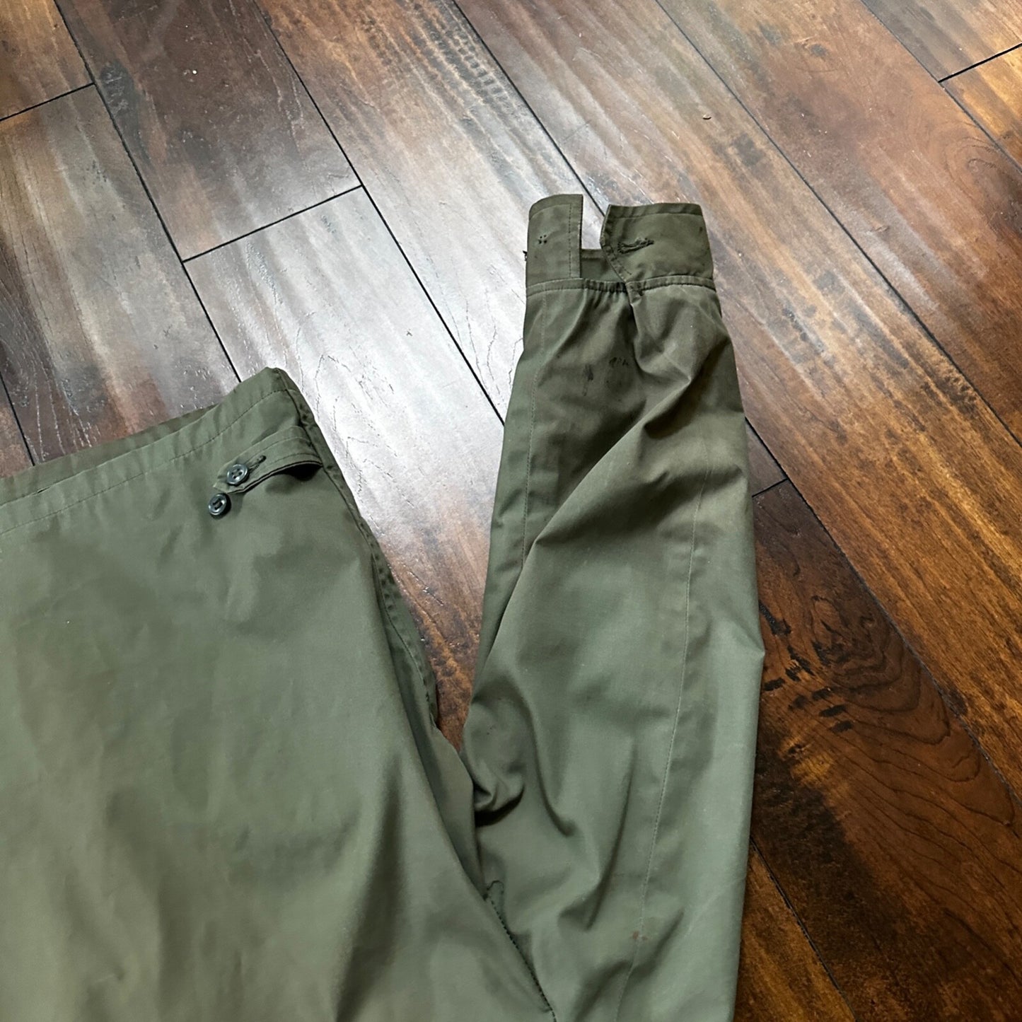 VTG 1960s AG-274 Military Green Water Repellent Jacket 42R Gabardine Rockabilly