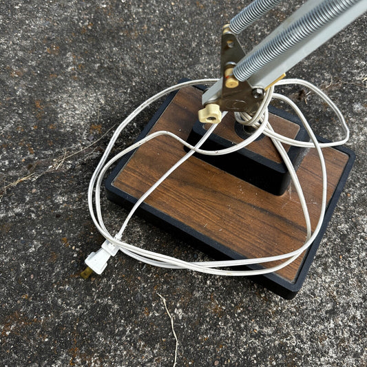 Vintage Industrial Lamp Articulating Workbench Light MCM Mid Century Style