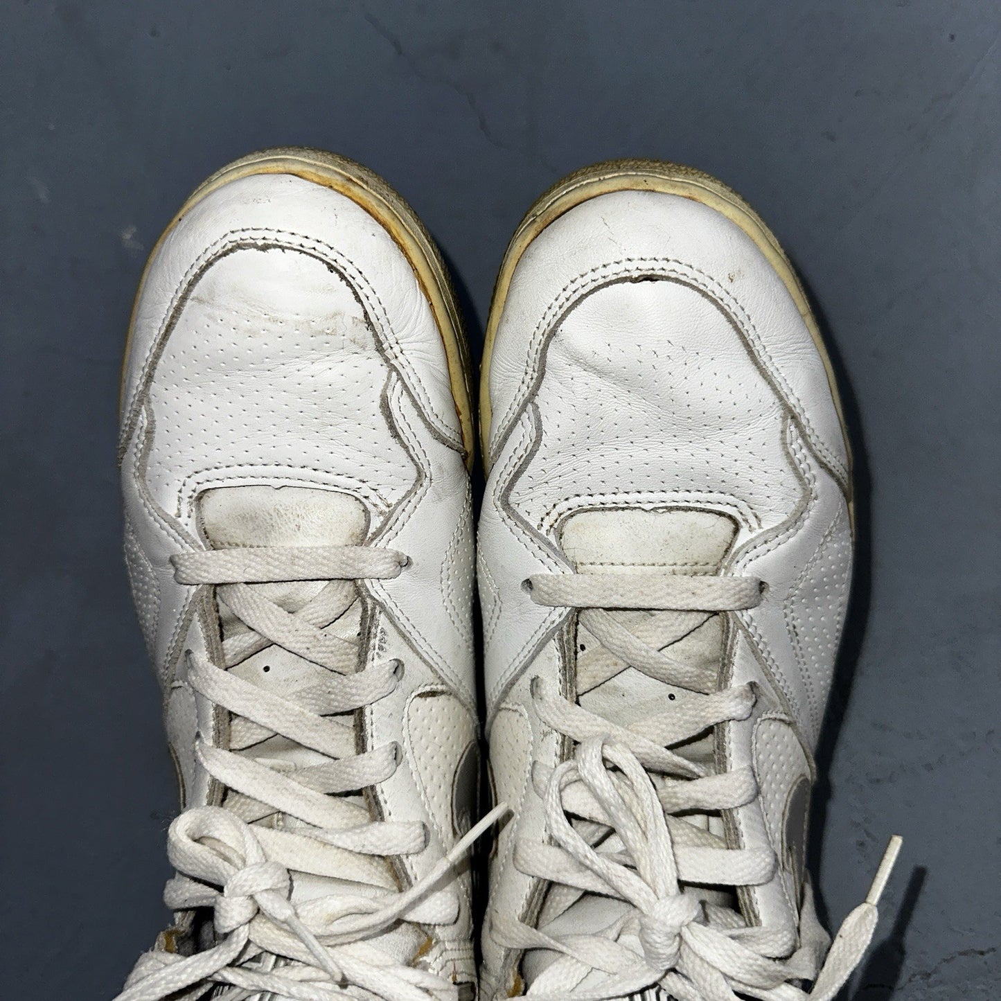 Nike Vintage 1990 Air Delta Force High Great Condition Men’s 8.5 Rare 90s White