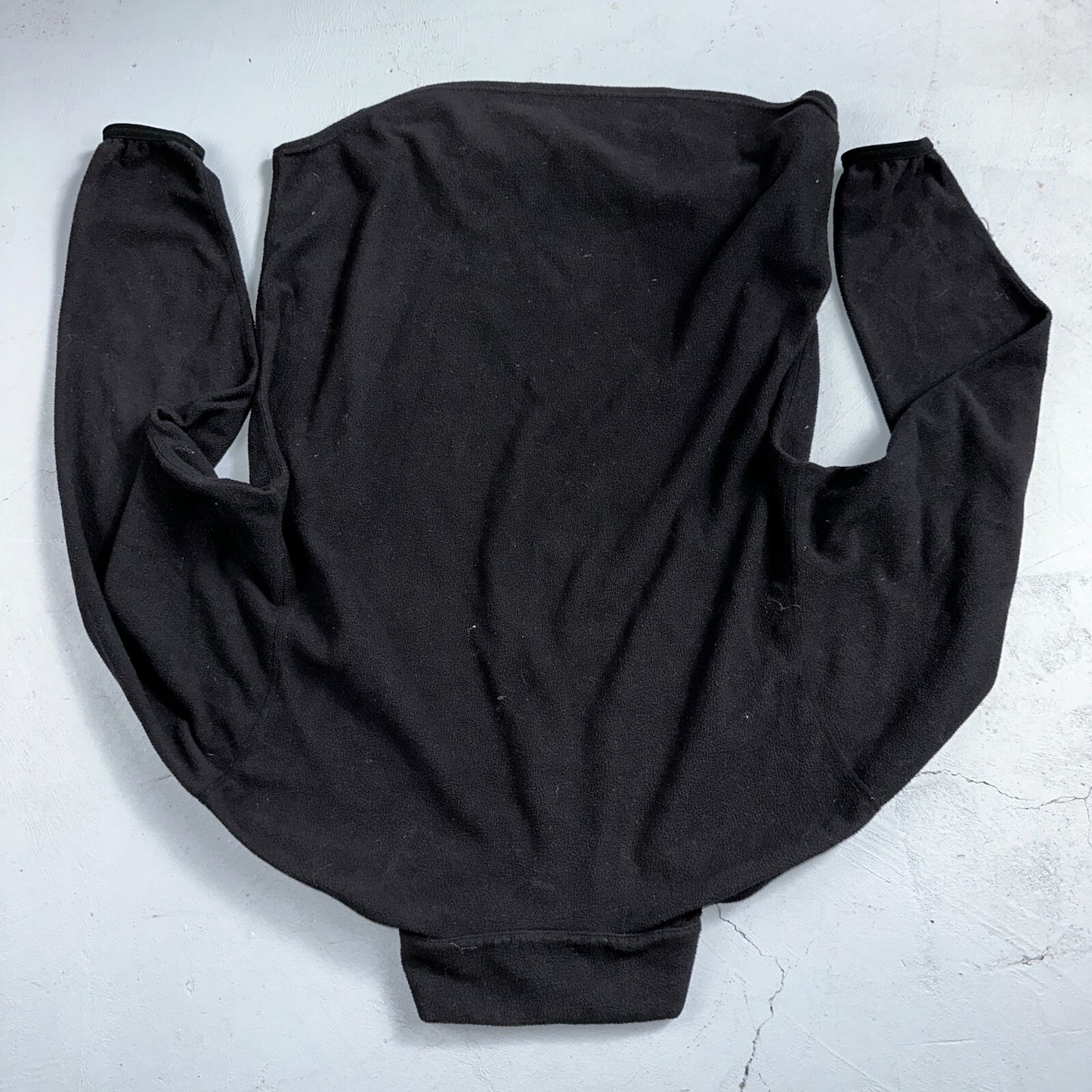 Nike Therma Quarter Zip Training Top Mens S Black Pullover Fleece Lined VTG