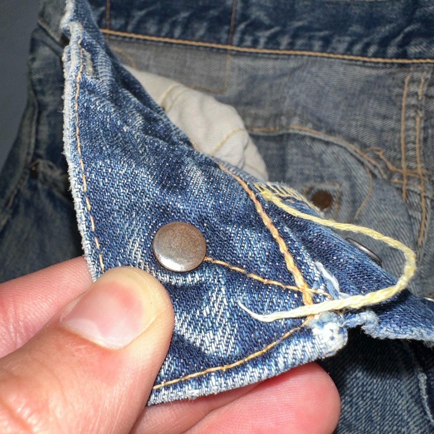 Levis 501 XX Big E Vintage 40s Redline Selvedge USA XX 1940s 50s Jeans 29x28
