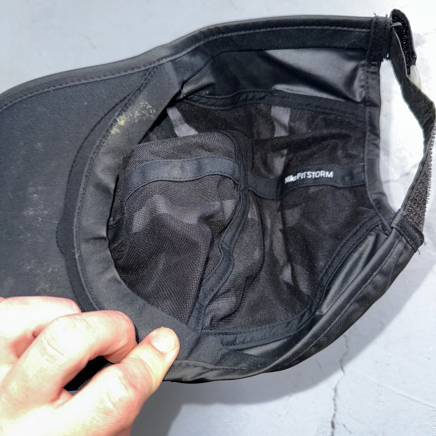 Nike Vintage Hat Cap Strap Back Swoosh Mesh Panel Tailwind Mens 90s Air Max