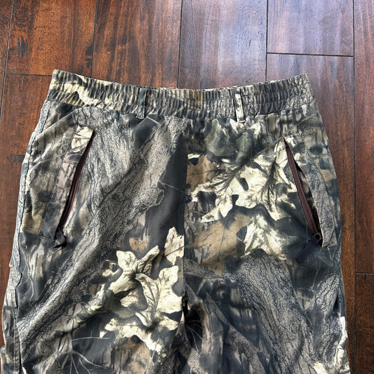 Cabelas Jeans Mens M 23x28 Green Camo Mossy Oak Outdoor Hunting Pants
