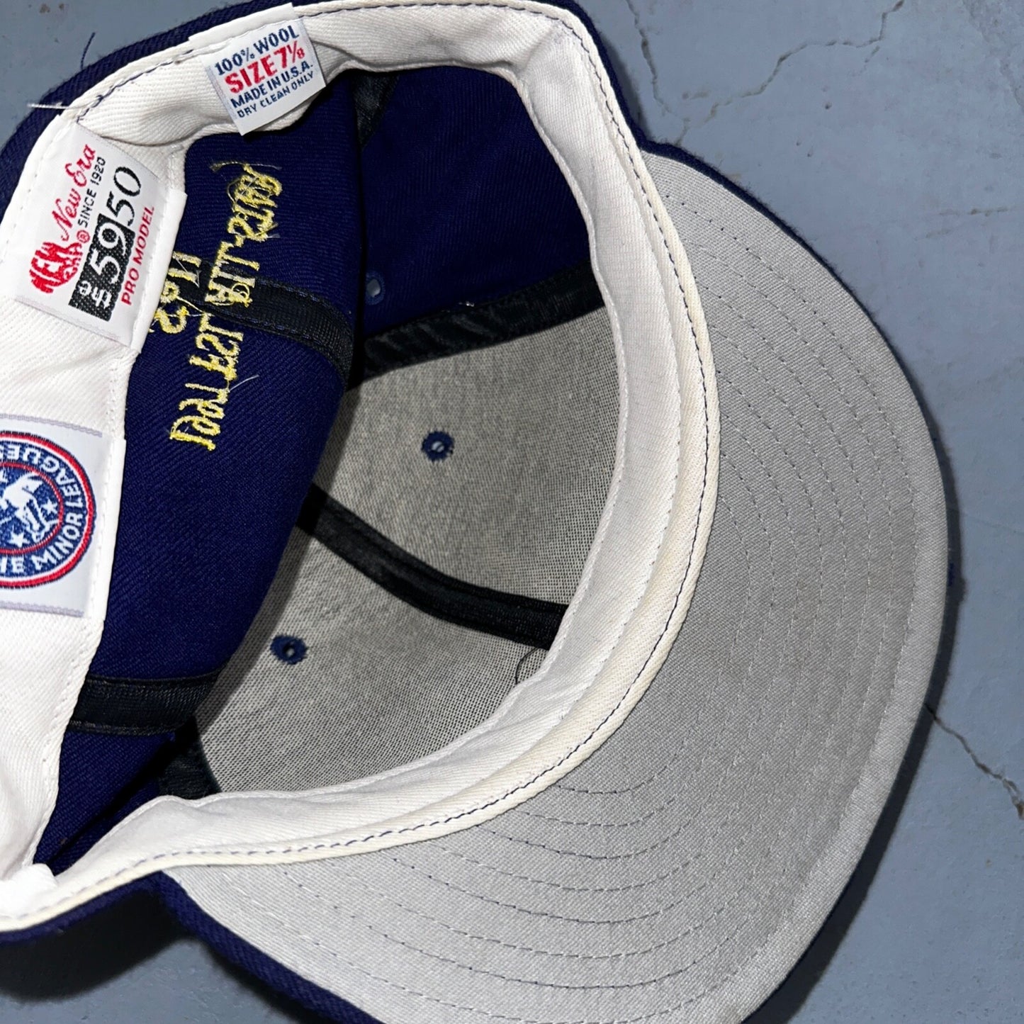 1997 All Star Vero Beach Dodgers New Era 59Fifty Baseball Fitted Cap Hat 7 1/8