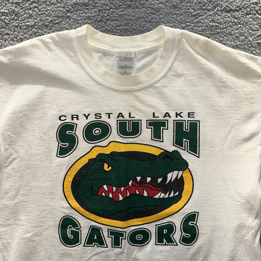 Crystal Lake South Gators Sports Football Vintage T Shirt Y2K Illinois Chicago