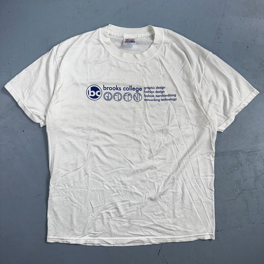 Brooks College Graphic Design VTG T Shirt Fashion Hanes L Promo University BC